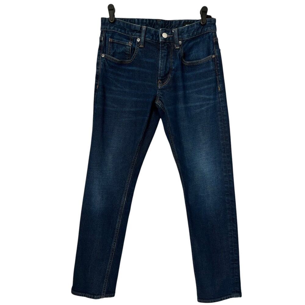 Bonobos Jeans Men's Size‎ 29x30 Mid Rise Medium Wash Straight Leg Organic Cotton